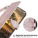 Google Pixel 7a Life Tree Embossing Pattern Flip Leather Phone Case - Rose Gold