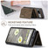 Google Pixel 7A DG.MING M1 Series 3-Fold Multi Card Wallet Phone Case - Coffee