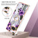 Google Pixel 7a Electroplating IMD TPU Phone Case with Ring - Purple Flower