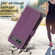 Google Pixel 7a 9 Card Slots Zipper Wallet Leather Flip Phone Case - Dark Purple