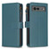 Google Pixel 7a 9 Card Slots Zipper Wallet Leather Flip Phone Case - Green Google Pixel 7a 9 Card Slots Zipper Wallet Leather Flip Phone Case - Green