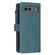 Google Pixel 7a 9 Card Slots Zipper Wallet Leather Flip Phone Case - Green Google Pixel 7a 9 Card Slots Zipper Wallet Leather Flip Phone Case - Green