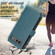 Google Pixel 7a 9 Card Slots Zipper Wallet Leather Flip Phone Case - Green Google Pixel 7a 9 Card Slots Zipper Wallet Leather Flip Phone Case - Green