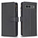 Google Pixel 7a 9 Card Slots Zipper Wallet Leather Flip Phone Case - Black