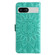 Google Pixel 7a Embossed Sunflower Leather Phone Case - Green