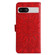 Google Pixel 7a Embossed Sunflower Leather Phone Case - Red