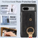 Google Pixel 7a Wristband Leather Back Phone Case - Black