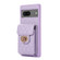Google Pixel 7a Card Slot Leather Phone Case - Purple