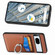 Google Pixel 7A Carbon Fiber Card Wallet Ring Holder Phone Case - Brown