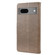 Google Pixel 7a Butterfly Flower Pattern Flip Leather Phone Case - Grey
