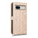 Google Pixel 7a Honeycomb Dot Texture Leather Phone Case - Gold Google Pixel 7a Honeycomb Dot Texture Leather Phone Case - Gold