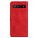 Google Pixel 7a Flower Butterfly Embossing Pattern Leather Phone Case - Red