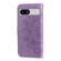 Google Pixel 7a 7-petal Flowers Embossing Leather Phone Case - Light Purple