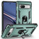Google Pixel 7a Shockproof TPU + PC Phone Case with Holder - Dark Green Google Pixel 7a Shockproof TPU + PC Phone Case with Holder - Dark Green
