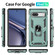 Google Pixel 7a Shockproof TPU + PC Phone Case with Holder - Dark Green