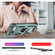 Google Pixel 7a Shockproof TPU + PC Phone Case with Holder - Dark Green Google Pixel 7a Shockproof TPU + PC Phone Case with Holder - Dark Green