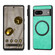 Google Pixel 7a Solid Color Leather Skin Back Cover Phone Case - Green