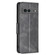 Google Pixel 7a Lambskin Texture Pure Color Leather Phone Case - Black