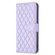 Google Pixel 7a Diamond Lattice Wallet Leather Flip Phone Case - Purple