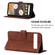 Google Pixel 7a Crossbody 3D Embossed Flip Leather Phone Case - Brown