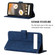 Google Pixel 7a Crossbody 3D Embossed Flip Leather Phone Case - Blue