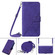 Google Pixel 7a Crossbody 3D Embossed Flip Leather Phone Case - Purple