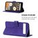 Google Pixel 7a Crossbody 3D Embossed Flip Leather Phone Case - Purple