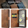Google Pixel 7a DG.MING Crazy Horse Texture Detachable Magnetic Leather Phone Case - Brown