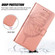 Google Pixel 7a Embossed Butterfly Flip Leather Phone Case - Rose Gold