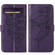 Google Pixel 7a Embossed Butterfly Flip Leather Phone Case - Dark Purple