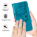 Google Pixel 7a Embossed Butterfly Flip Leather Phone Case - Blue