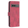 Google Pixel 7a Magnetic Buckle Rhombus Texture Leather Phone Case - Red