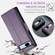 Google Pixel 7a CaseMe 023 Butterfly Buckle Litchi Texture RFID Anti-theft Leather Phone Case - Pearly Purple
