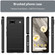 Google Pixel 7a Brushed Texture Carbon Fiber TPU Phone Case - Black