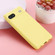 Google Pixel 7a Pure Color Liquid Silicone Shockproof Phone Case - Yellow