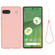 Google Pixel 7a Pure Color Liquid Silicone Shockproof Phone Case - Pink