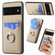 Google Pixel 6 Carbon Fiber Card Wallet Ring Holder Phone Case - Khaki