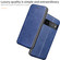 Google Pixel 6 Integrated Voltage Retro Texture Magnetic Leather Case with Card Slot & Holder - Black
