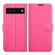 Google Pixel 6 Litchi Texture Horizontal Flip Protective Case with Holder & Card Slots & Wallet - Rose Red