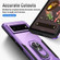 Google Pixel 6 Pioneer Armor Heavy Duty PC + TPU Holder Phone Case - Purple + Black