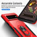 Google Pixel 6 Pioneer Armor Heavy Duty PC + TPU Holder Phone Case - Red + Black