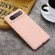 Google Pixel 6 Pure Color Liquid Silicone Shockproof Full Coverage Case - Pink