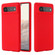 Google Pixel 6 Pure Color Liquid Silicone Shockproof Full Coverage Case - Red