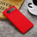 Google Pixel 6 Pure Color Liquid Silicone Shockproof Full Coverage Case - Red