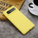 Google Pixel 6 Pure Color Liquid Silicone Shockproof Full Coverage Case - Yellow