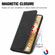 Google Pixel 6 Retro Skin Feel Business Magnetic Horizontal Flip Leather Case With Holder & Card Slots & Wallet & Photo Frame - Black