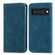 Google Pixel 6 Retro Skin Feel Business Magnetic Horizontal Flip Leather Case With Holder & Card Slots & Wallet & Photo Frame - Blue