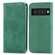 Google Pixel 6 Retro Skin Feel Business Magnetic Horizontal Flip Leather Case With Holder & Card Slots & Wallet & Photo Frame - Green