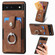 Google Pixel 6 Retro Skin-feel Ring Card Wallet Phone Case - Brown