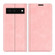 Google Pixel 6 Retro-skin Business Magnetic Suction Leather Case with Holder & Card Slots & Wallet - Pink